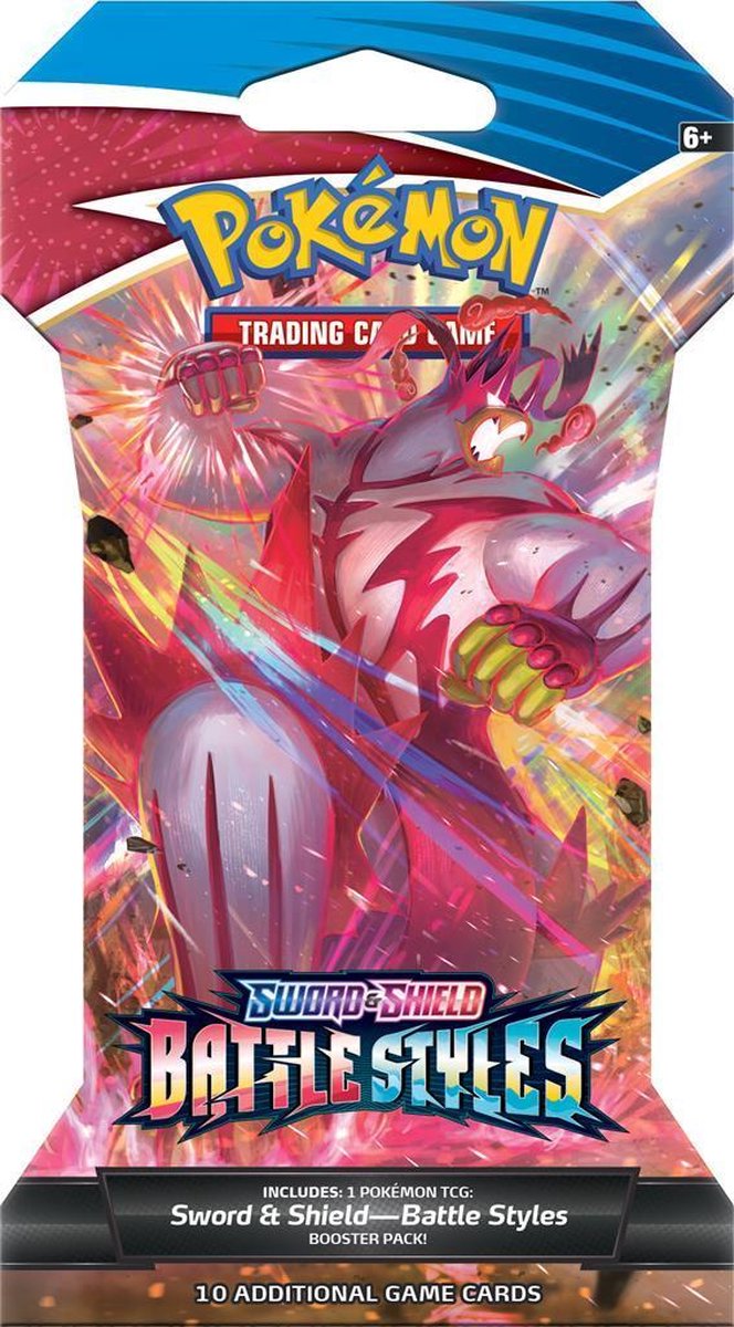 Pokémon Sword & Shield Battle Styles Sleeved Booster - Pokémon Kaarten