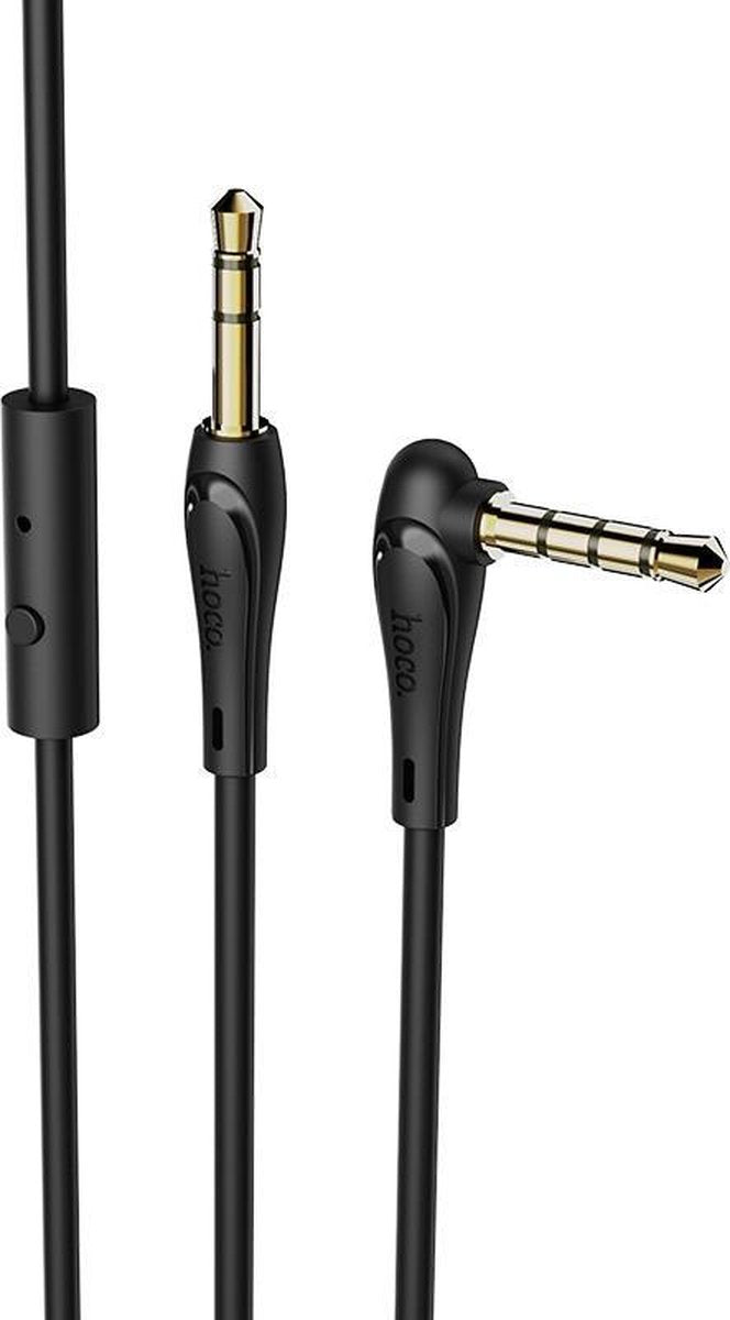 Premium Hoco UPA15 AudioJack kabel met microfoon - Aux naar Aux 3.5 mm - Audio Jack to Audio Jack