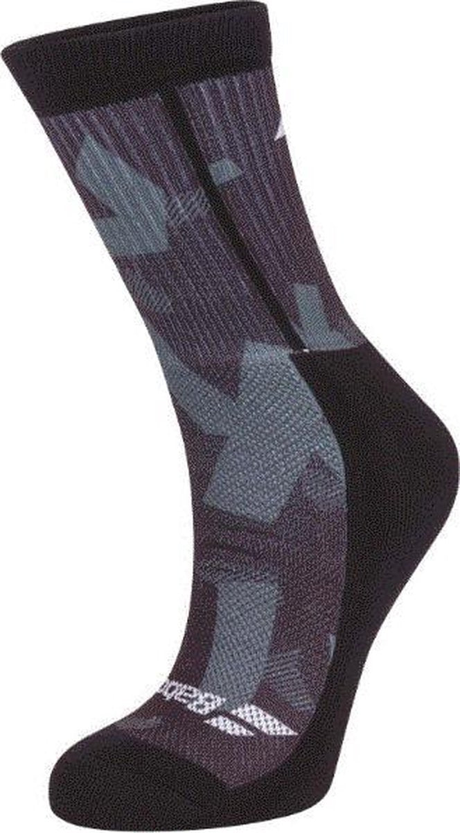 Babolat graphic sportsokken heren | zwart / grijs | 47-50