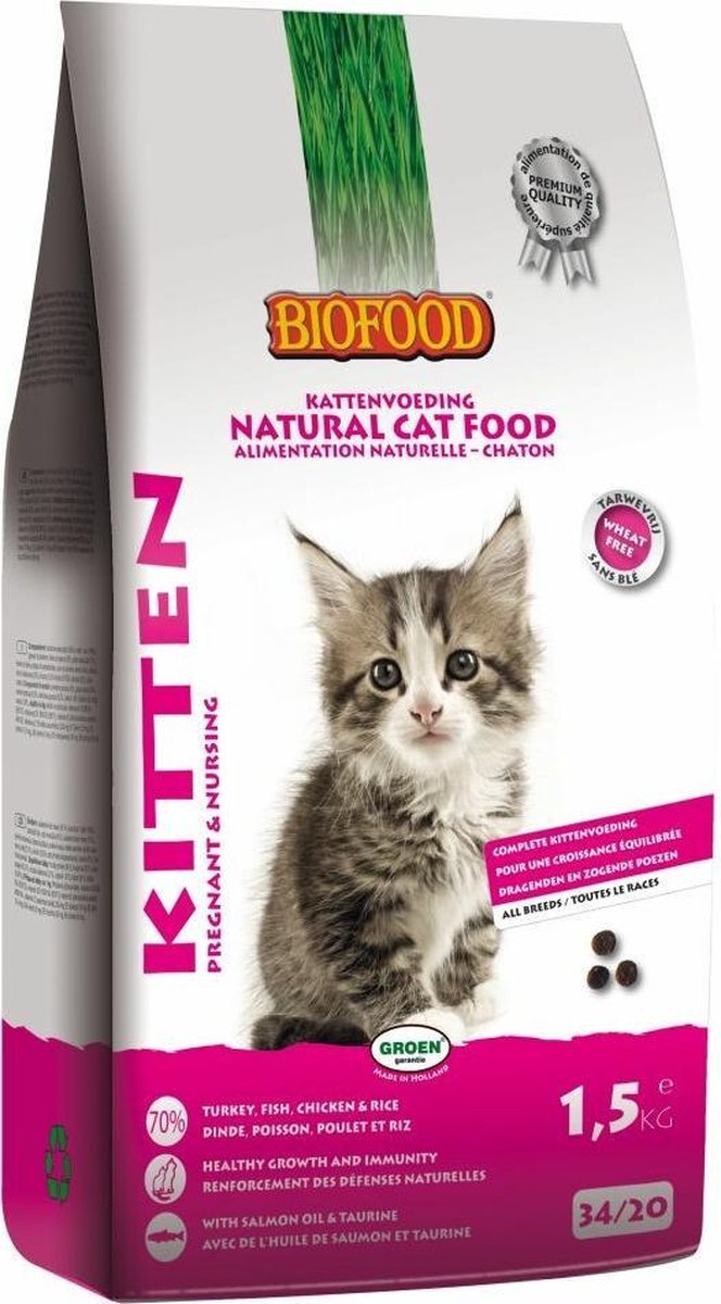 Biofood cat kitten  kattenvoer 1