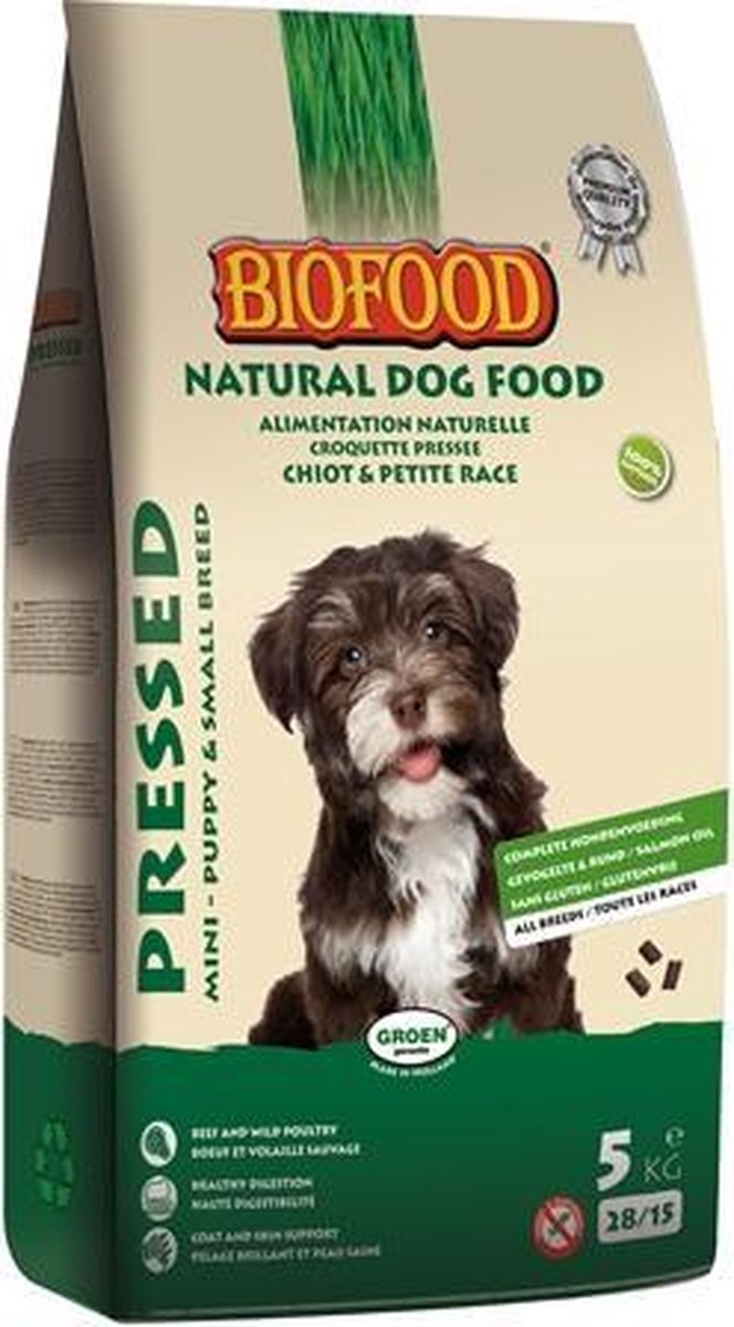 Biofood geperst puppy en kleine rassen - 5 kg - 1 stuks