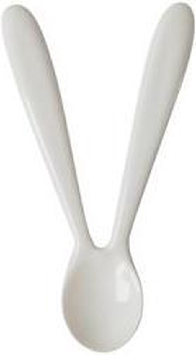 Cookut Bunny Babylepel - Kunststof - Wit