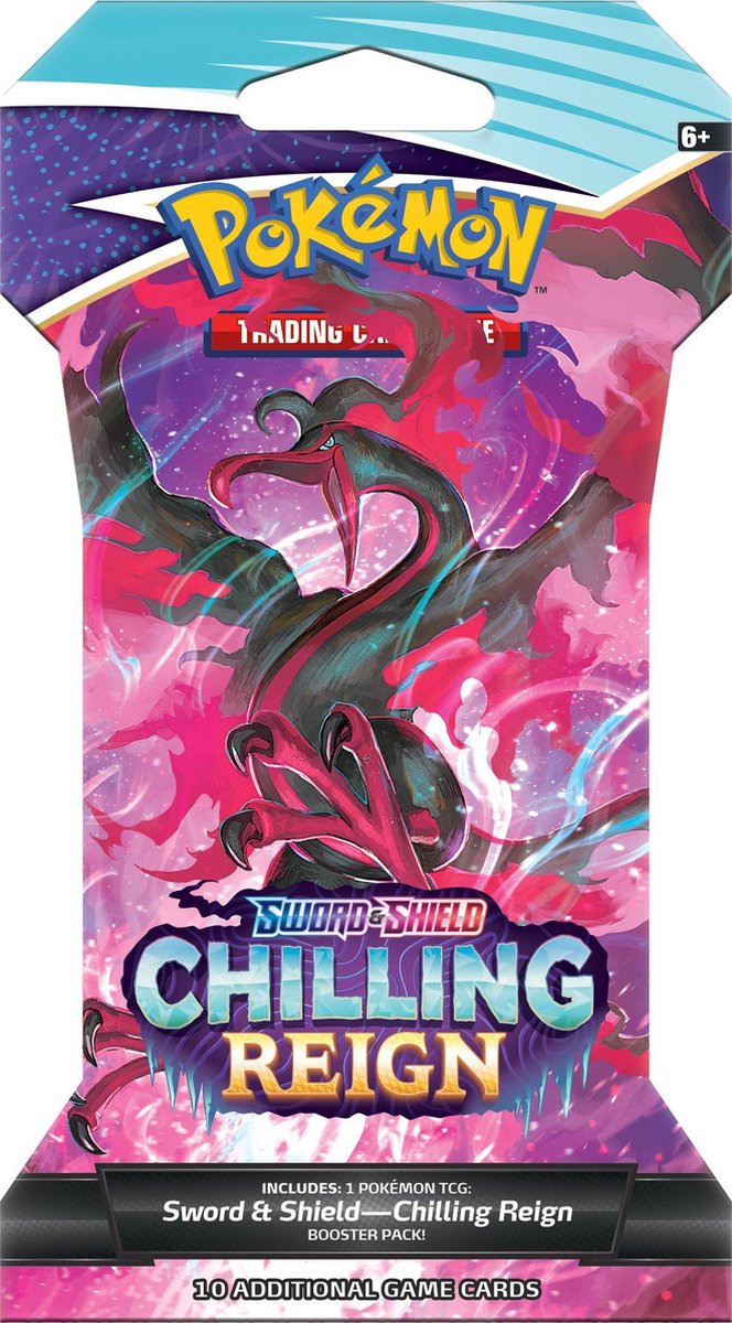 Pokémon Sword & Shield Chilling Reign Sleeved Booster - Pokémon Kaarten