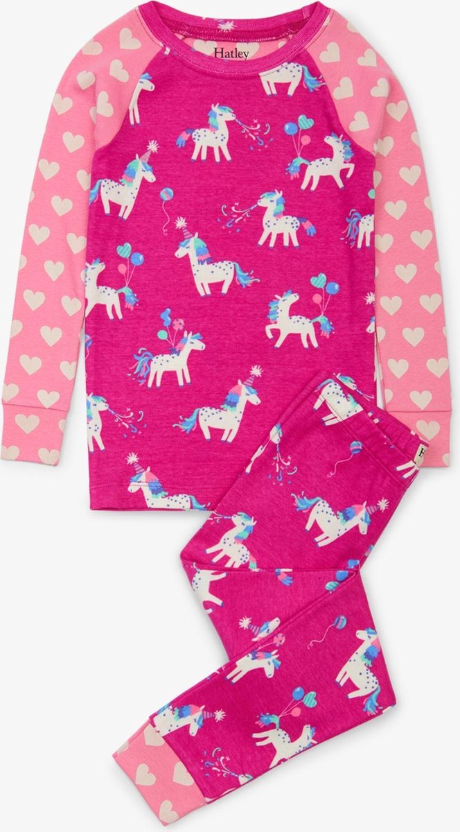 Hatley Meisjes 2-delige Pyjamaset Party Horses
