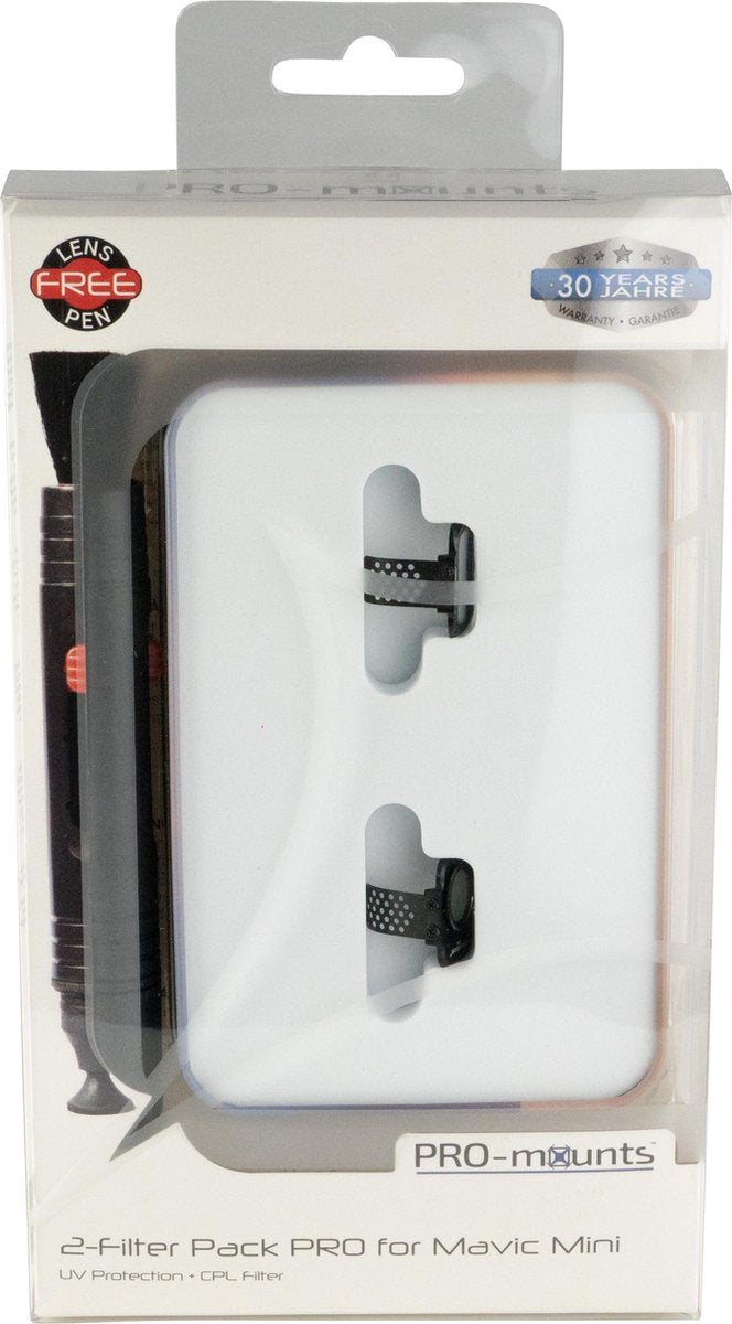 PRO-mounts 2-Filter Pack PRO for Mavic Mini (UV + CPL Multi Coated)