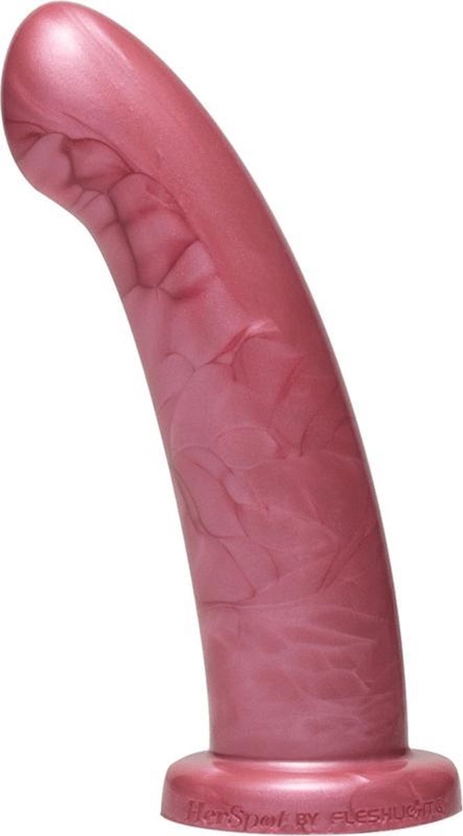 Herspot Curved G-spot Dildo - Golden Rose L | HERSPOT