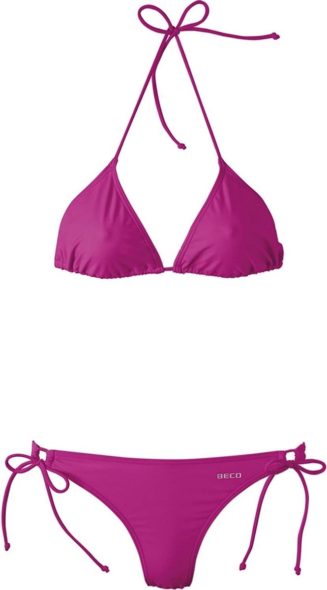 Beco Triangelbikini Dames Polyamide/elastaan Roze Maat 42