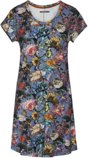 ESSENZA Isa Famke Nachthemd Korte Mouw Moonlight blue - XS