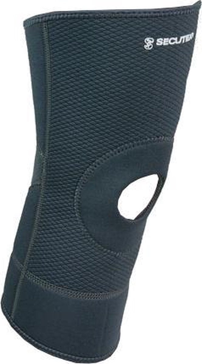 Secutex Kniebandage Neopreen Met Open Patella Zwart Maat Xl