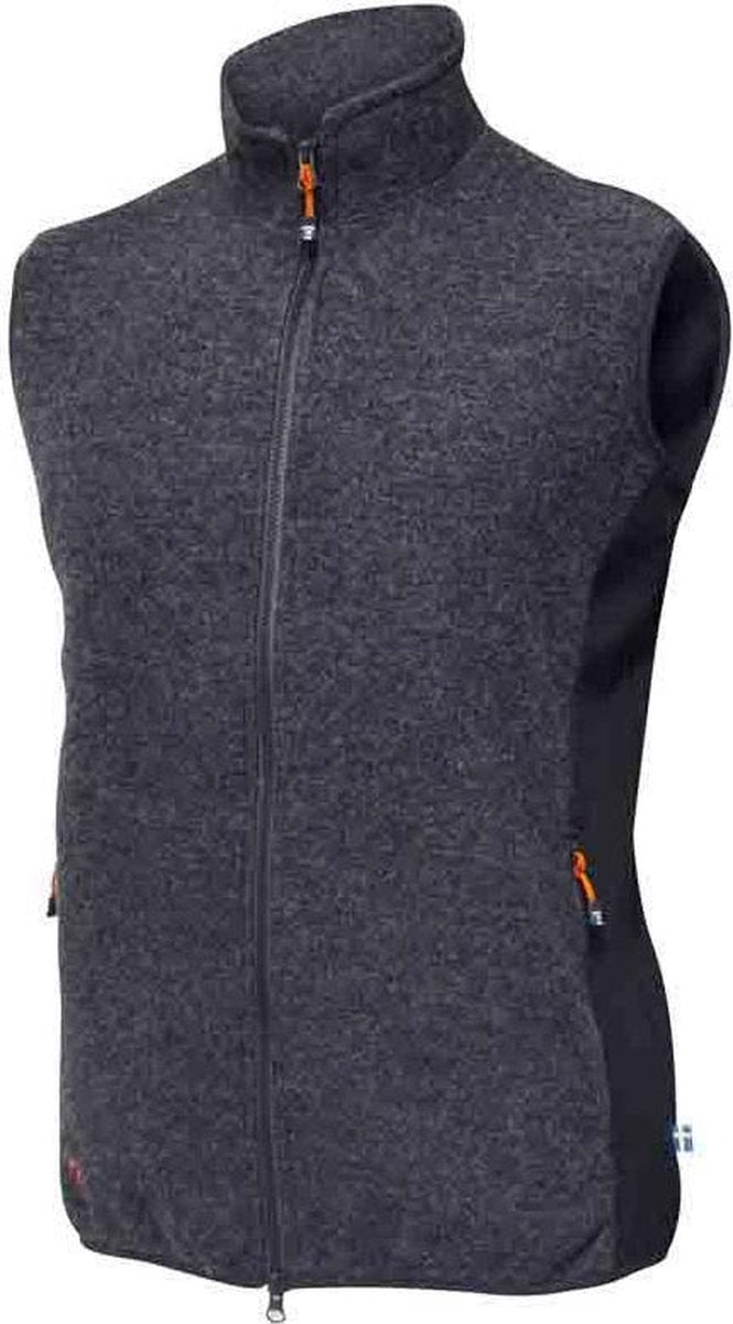 Ivanhoe Bodywarmer Vinh Heren Wol/lycra Donkergrijs Maat Xxl