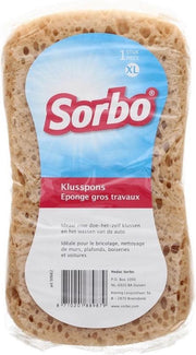 Grote Sorbo schoonmaakspons / viscose autospons 20 x11 cm - schoonmaakartikelen / auto wassen