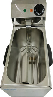 SARO Fritteuse 4 liter - uitneembare bak - geheel RVS - 2 jaar garantie - professioneel model PROFRI 4