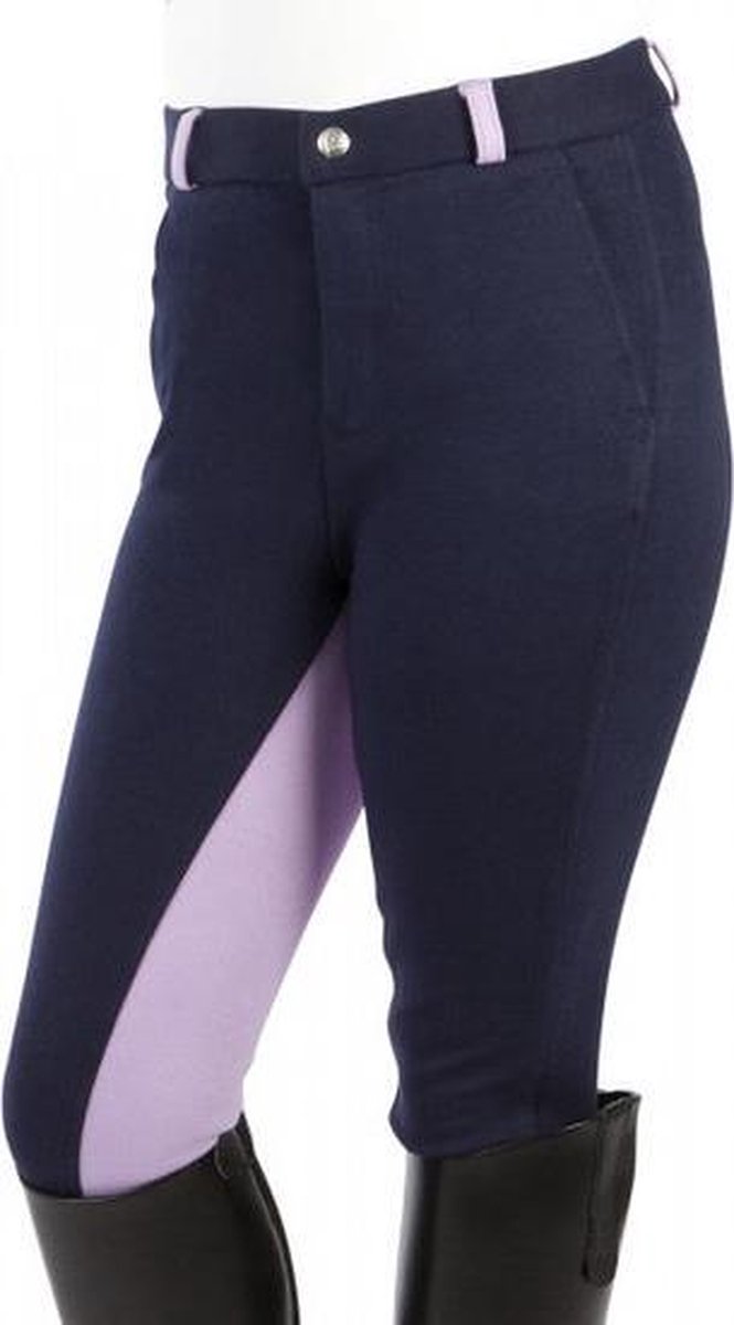 PFIFF kinderrijbroek 'Elisa'  tweekleurig 122 Blauw-lila