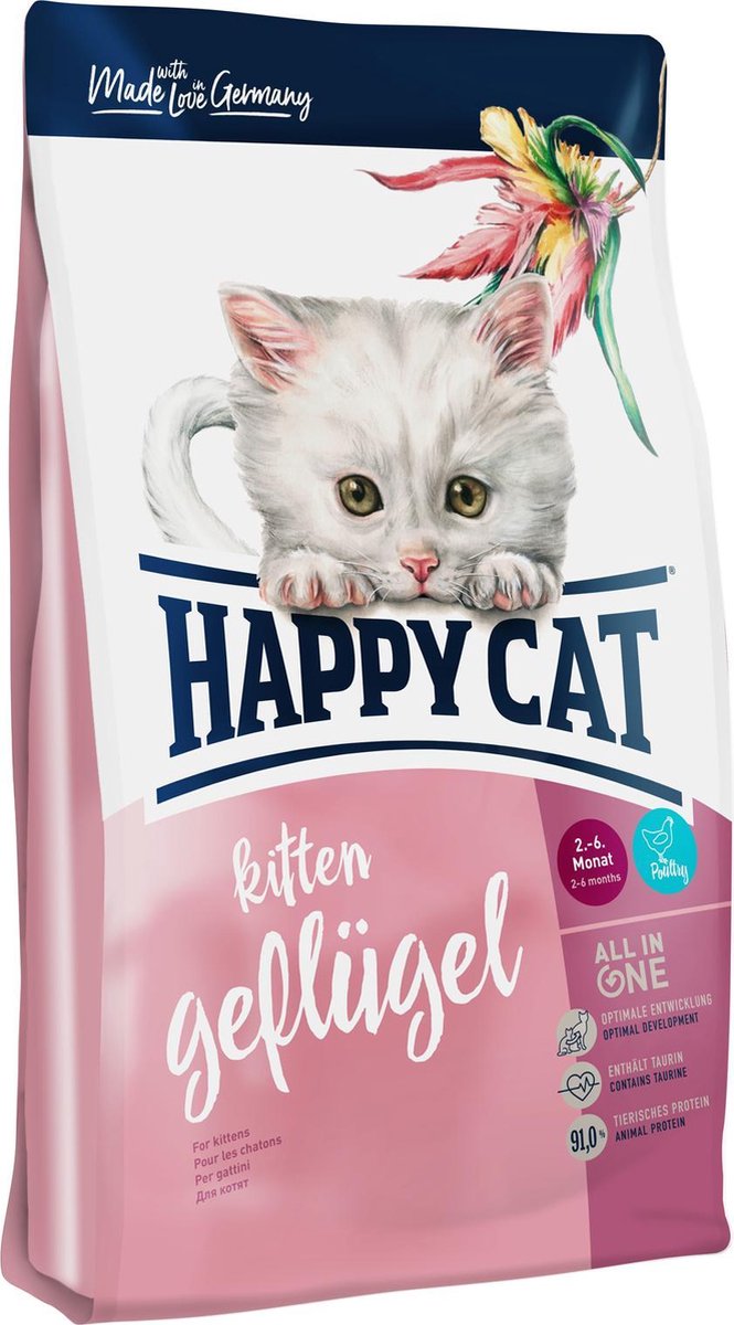 Happy Cat - Kitten - Geflügel (Gevogelte) - 4 kg