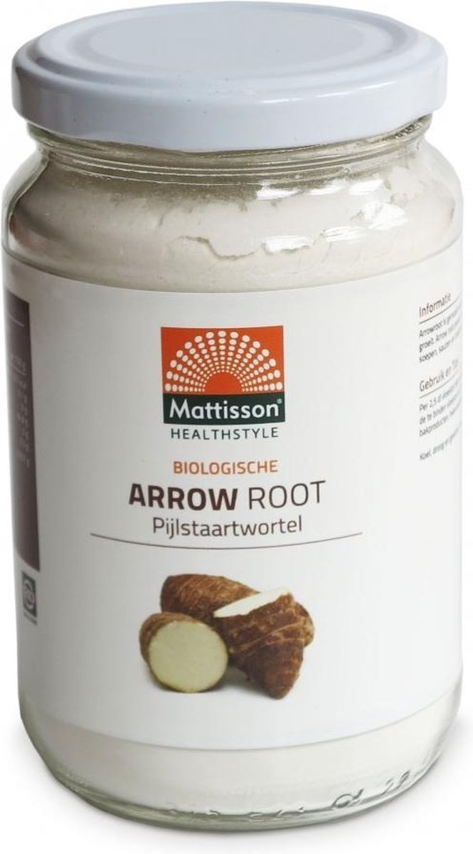 Mattisson - Biologische Pijlstaartwortel Poeder - Arrow Root
