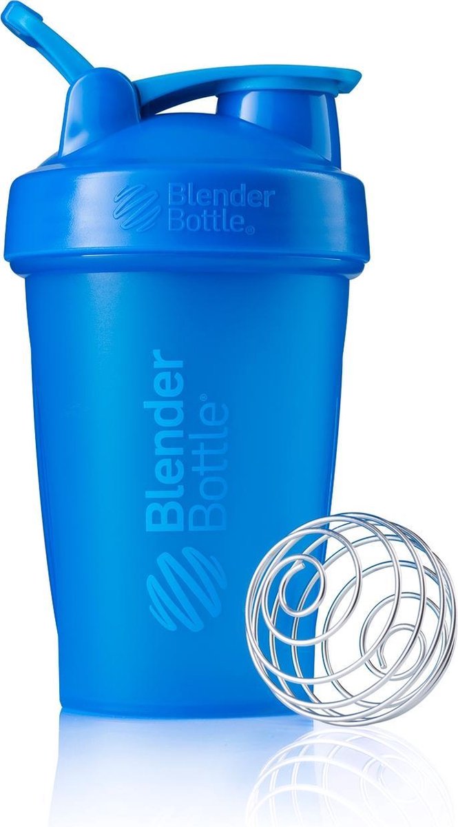 BlenderBottle Classic met oog - Eiwitshaker / Bidon - 590ml - Fullcolor Cyan