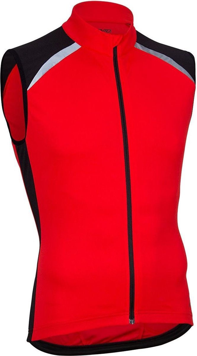 Avento Wielrenshirt Mouwloos - Heren - Rood/Zwart/Wit - M