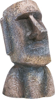 Flamingo Aquarium Decoratie Moai - Beige - 4.5 x 5 x 9 cm