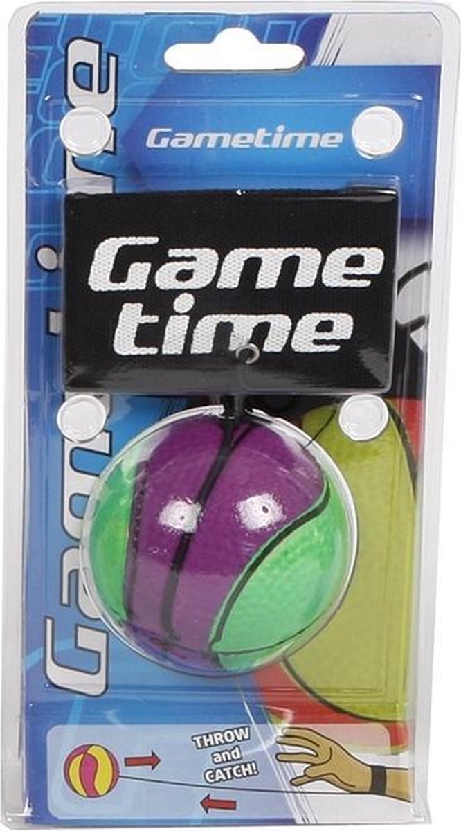 Gametime Bungeebal 6 Cm Paars/groen