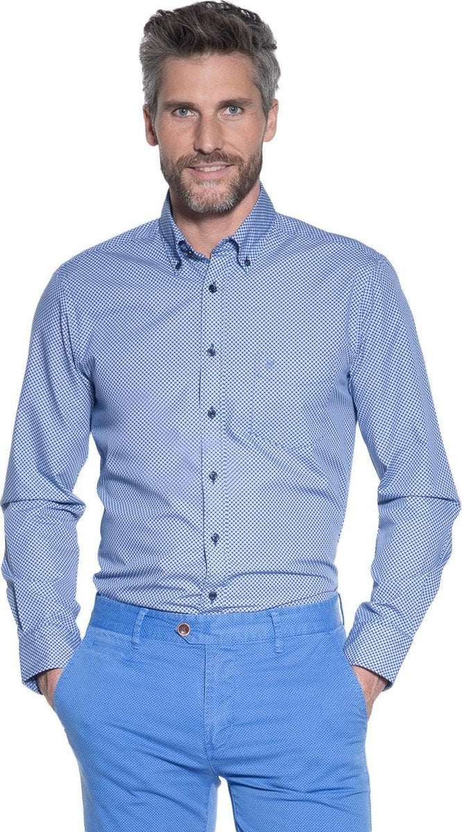 Campbell Classic Casual overhemd lange mouw