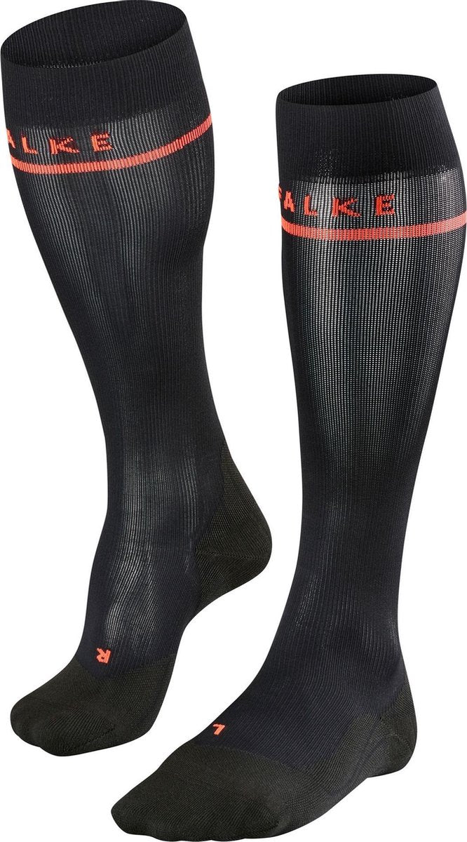 FALKE Energizing Cool Dames Kniekousen - Compressie - Zwart - Maat 39-42-W2