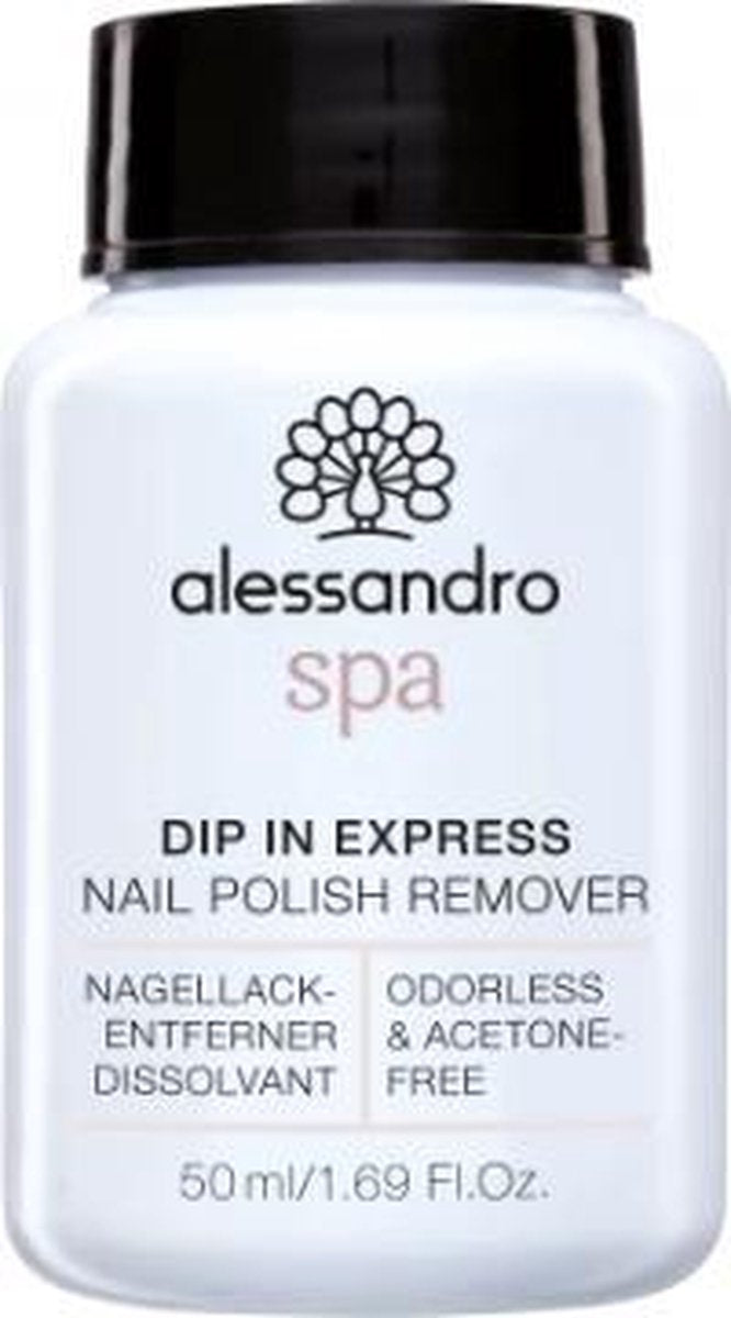 Spa Nail Dip in Express Nail Polish Remover