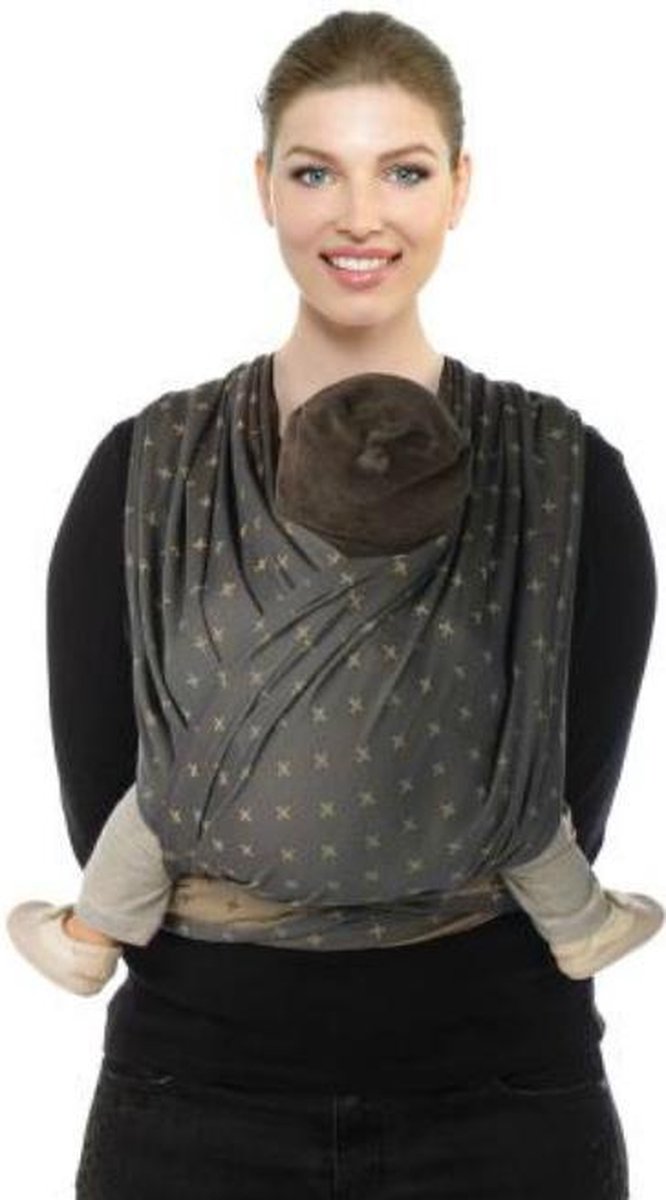 Babylonia BB SLEN Draagdoek Baby - 490 cm - Grey Plus