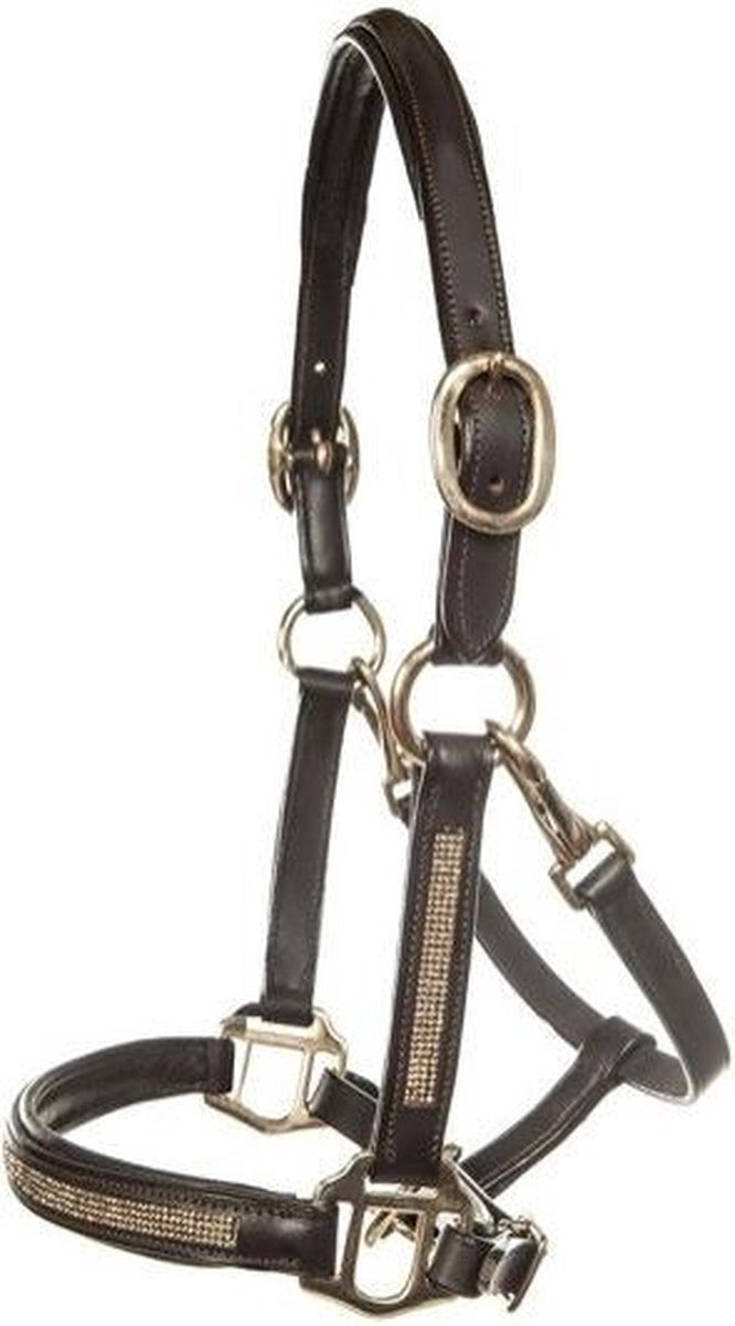 HKM leren halster Exclusive pony