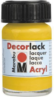 Decorlack-acryl 15 ml - Middengeel