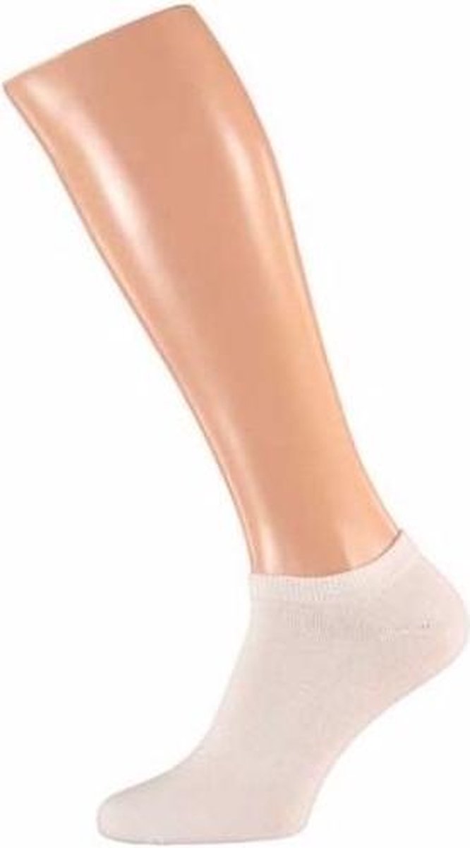 5x Paar witte heren sneakersokken/enkelsokken maat 41/46