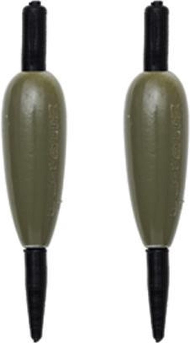 Kinetic Fixed Inline Sinker - Loodvrij Werpgewicht - Dark Green - 35g - 2 Stuks - Groen