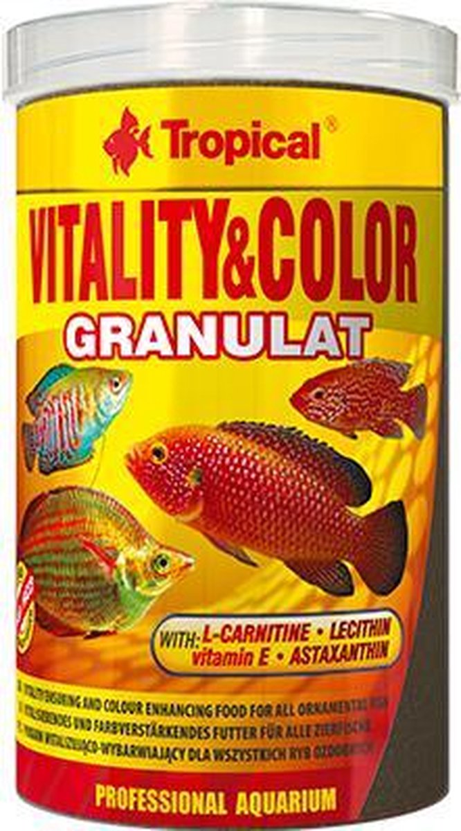 TROPICAL Vitality&color granulaat 138gr/250ml