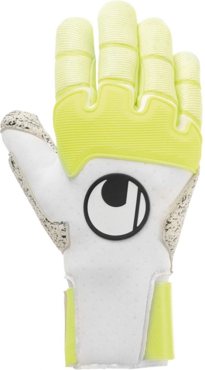 Uhlsport  Keepershandschoenen  - geelwitZwart - Maat 8