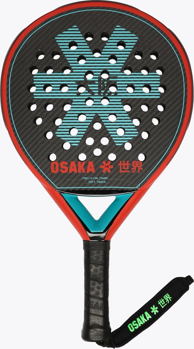 Osaka Vision Pro Padel Racket Precisio - Oxy red/aqua blue - Padel - Padel - Rackets