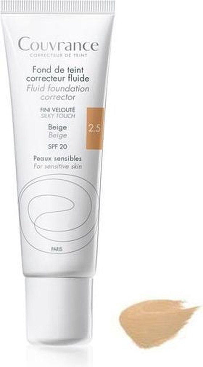 Avène - Couvrance Fluid Foundation Corrector 2.5 Beige spf20