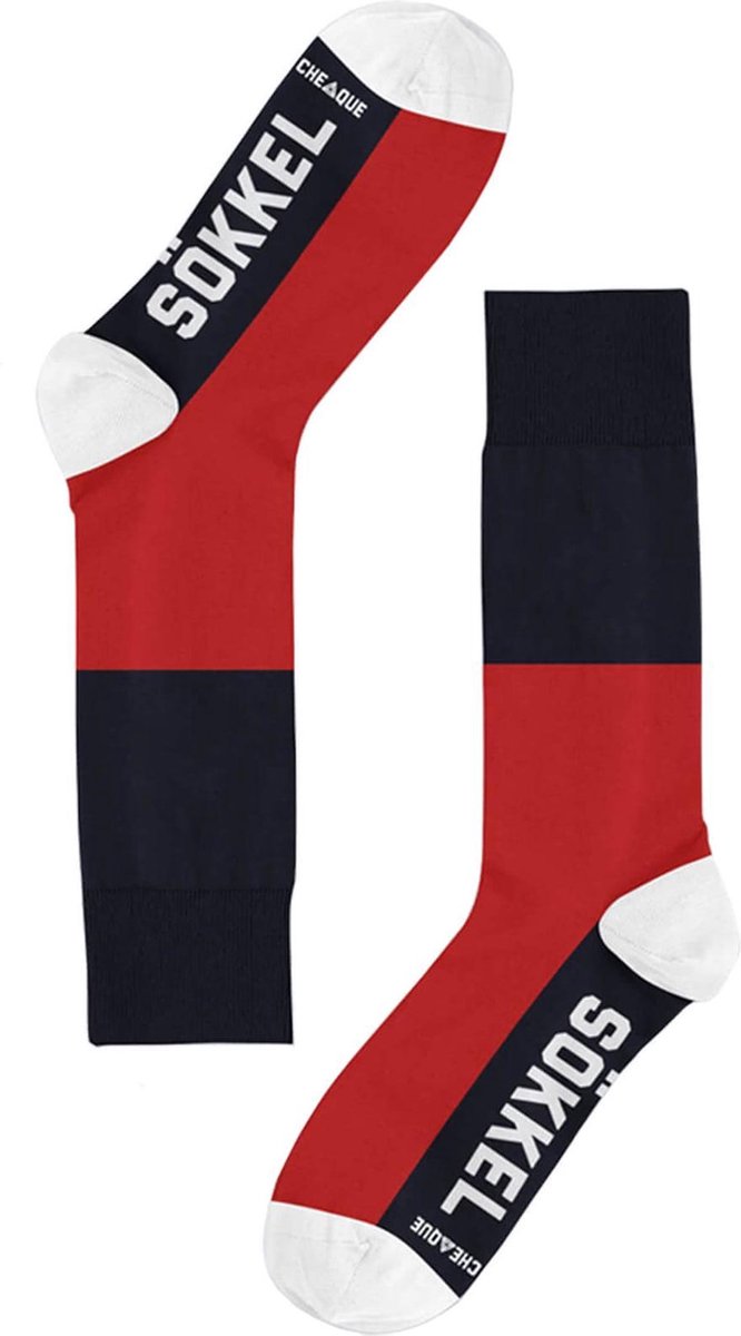 SÖKKEL SOK ROOD/WIT/BLAUW 36-40