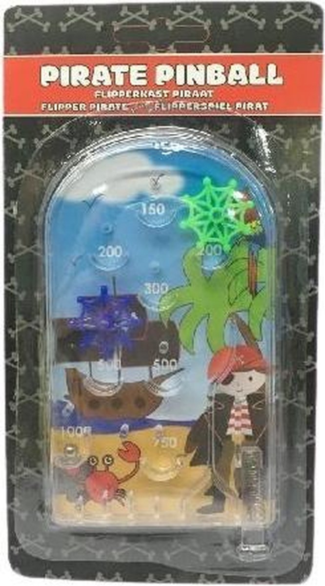 Lg-imports Mini-game Pinball Piraat Jongens 19 X 10 Cm