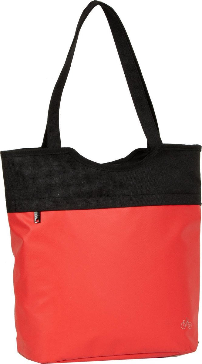 Bike - Carbon antra planner Fietstas - Shopper - Schoudertas - Waterafstotend PU - Rood