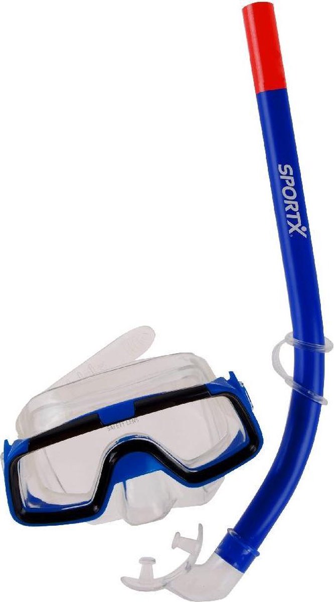 SportX - Kids Snorkelset Comfort (3-8 jaar) Blauw