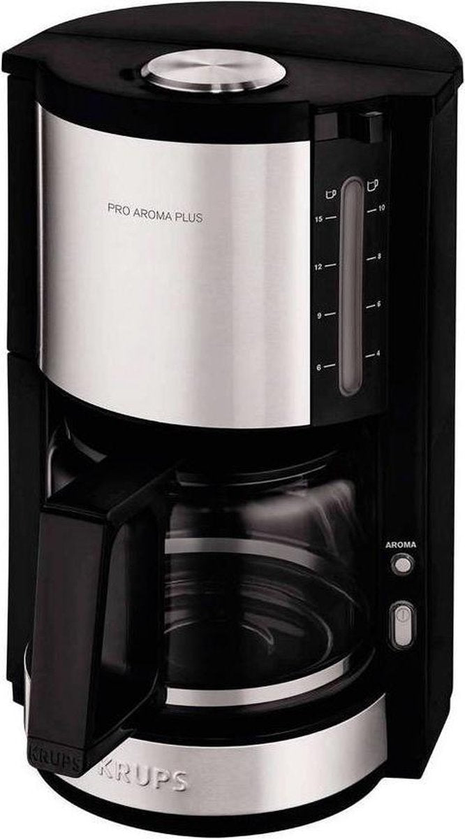 Krups KM3210 Aroma Plus Pro Koffiezetapparaat Zwart/RVS