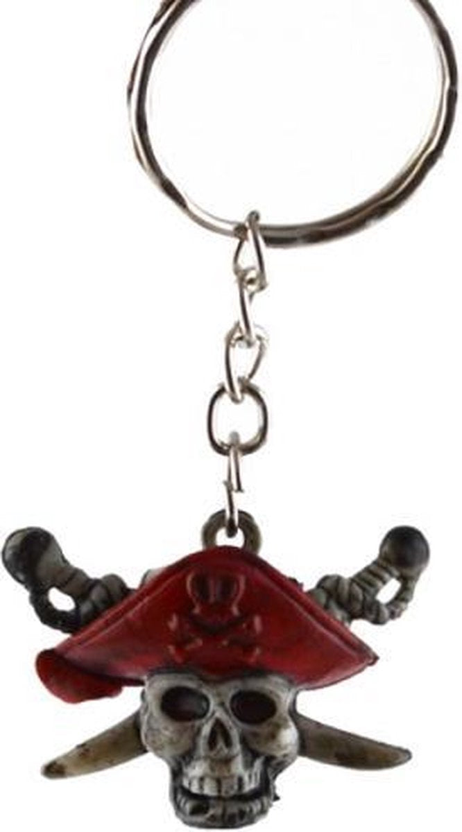 Piraten sleutelhanger 24 stuks