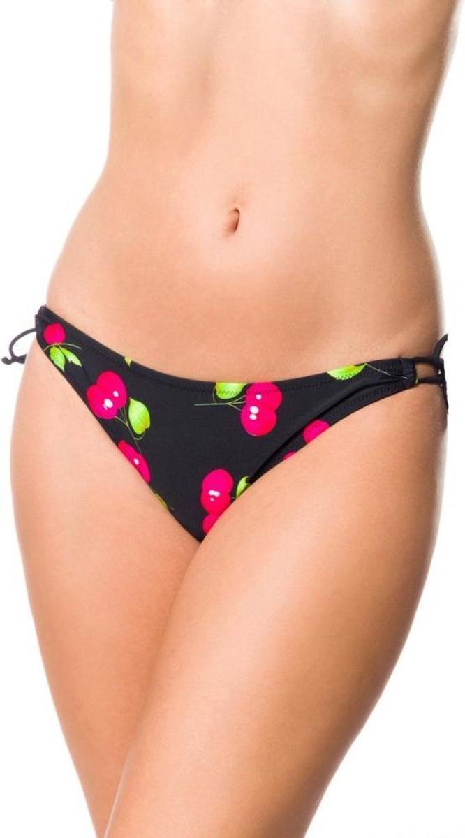 Belsira Bikinibroekje -S- 50195 Zwart/Roze