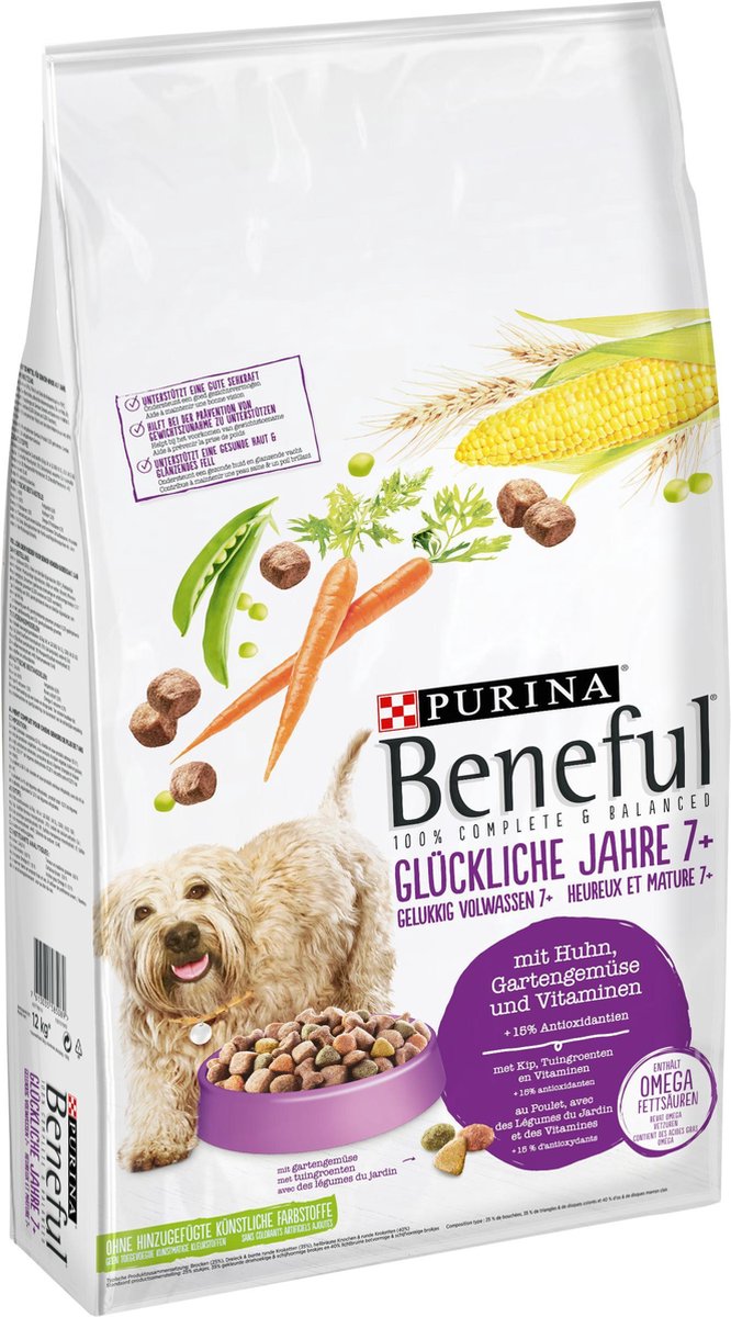 Beneful Gelukkig Volwassen - Hondenvoer Senior 7+ met Kip