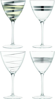 LSA Gatsby Wijnglazen - Set van 4 Stuks - 330 ml - Transparant