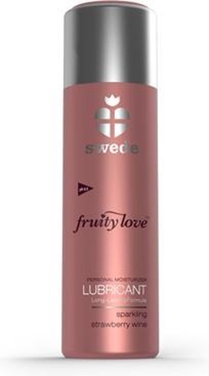 Swede - Bruisende Aardbeienwijn Waterbasis Glijmiddel - 50ml | Waterbasis | Vrouwen | Mannen | Smaak | Condooms | Massage | Olie | Condooms |  Pjur | Anaal | Siliconen | Erotische | Easyglide