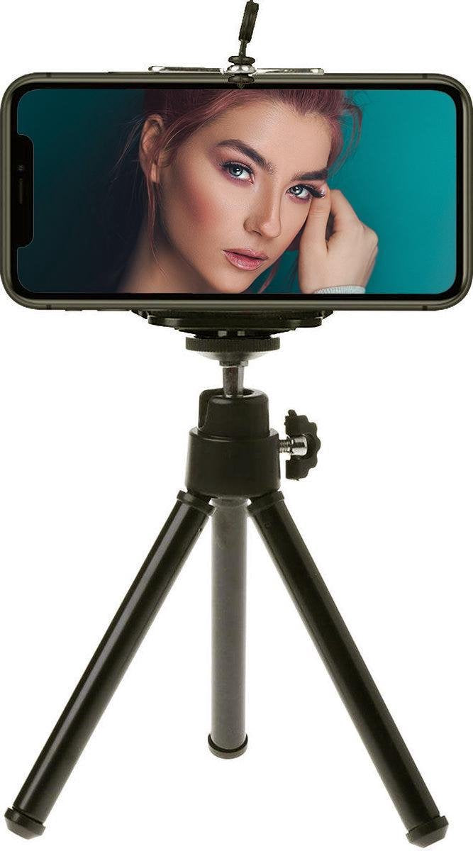 QY Mini Statief voor Smartphone GoPro en SLR-camera - Tripod met Telefoonhouder