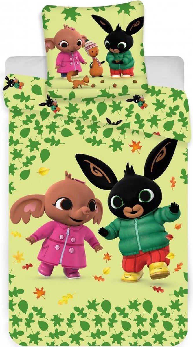 Babydekbedovertrek Bing 100 x 135 cm 40 x 60 cm 100% katoen