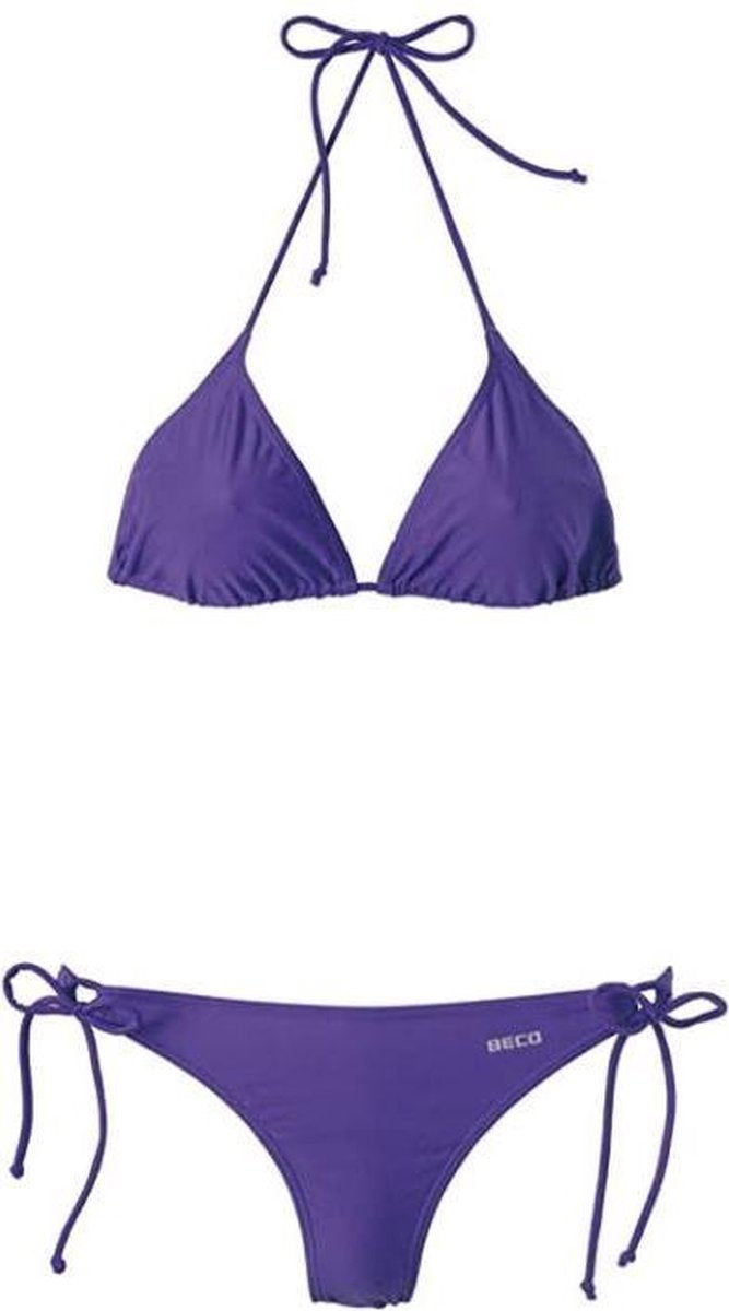 Beco Triangelbikini Dames Polyamide/elastaan Paars Maat 42