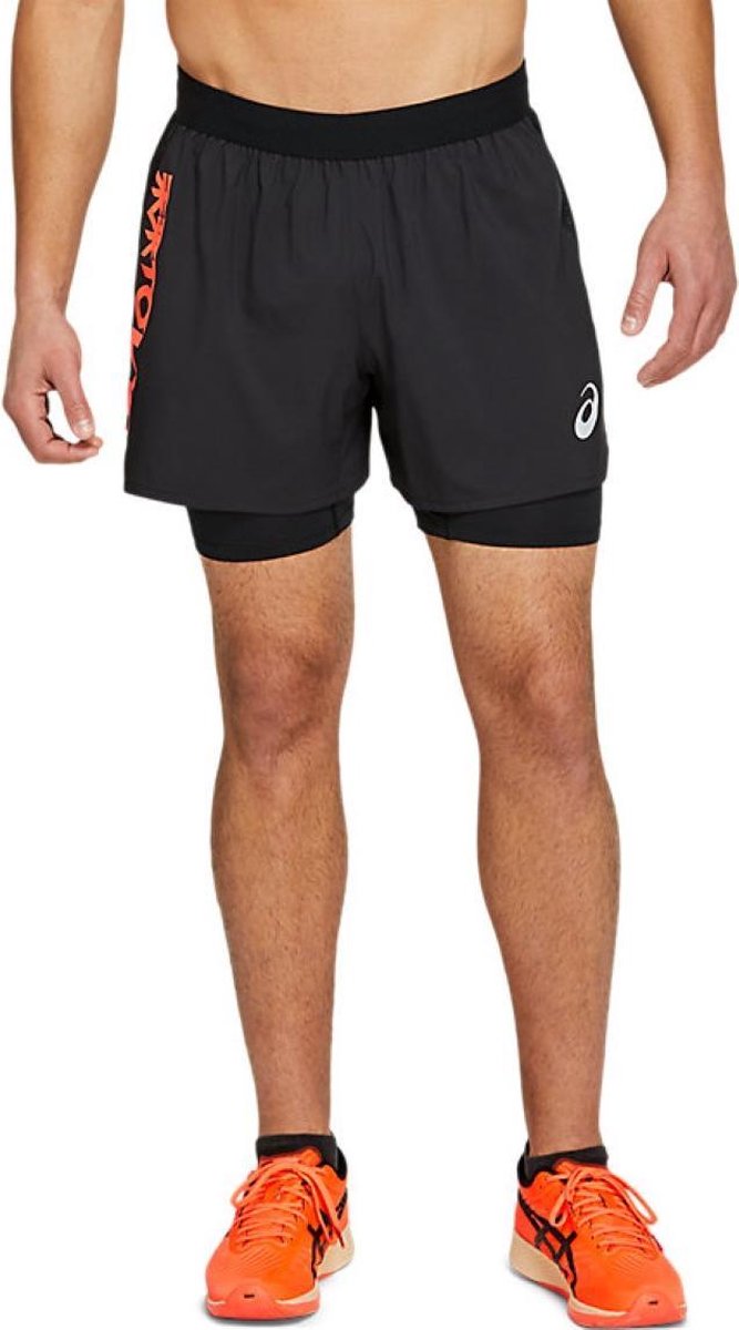 ASICS Future Tokyo Short Heren - zwart - maat M