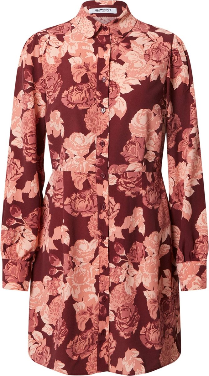 Glamorous blousejurk Bloedrood-10 (38)